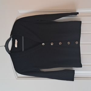 Tory Burch 3/4 Sleeve Navy Cardigan